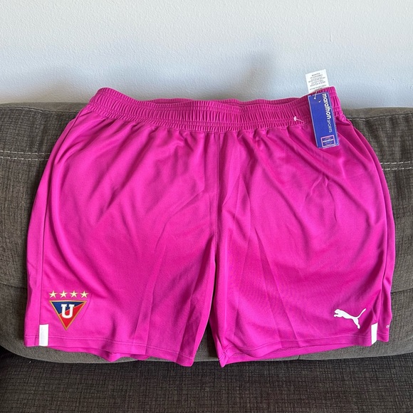 Puma Other - Puma Authentic Ecuador LDU Liga de Quito Soccer Keeper Purple Shorts Mens Sz: XL